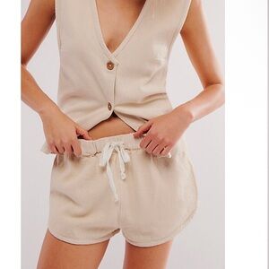 NWT Free People So Fresh 2piece Vest Set Size Medium